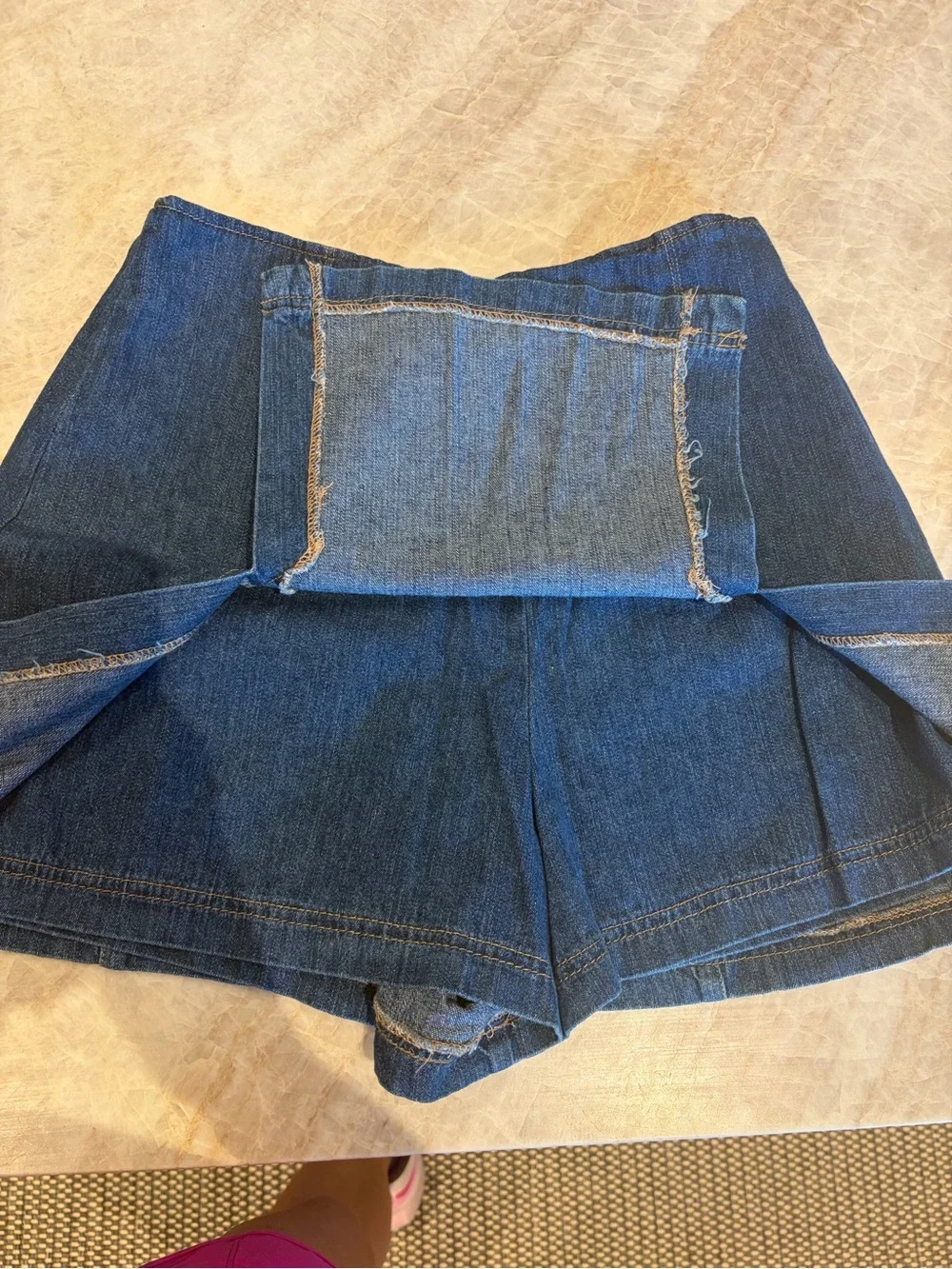 Vintage Y2K Express Blues Deadstock Denim Skort NWT Size 9/10